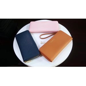 China 21x10cm Long Zipper Wallet , Debossed TPCH Ladies Wallet Clutch factory