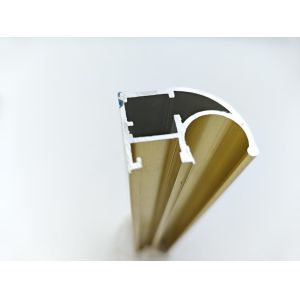 Custom-designed office partitions in China: extruded glass partitions with