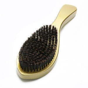Custom Logo 360 Wave Brush Wood Handle 200g Boar Bristle