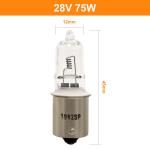Locomotive Quartz Halogen Headlights Bulbs 1982SP 28v Low Voltage Halogen Lamp
