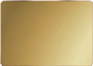 China Yellow Gold Colored Sheet Metal , Width 600 - 1500mm Stainless Steel Decorative Panels factory