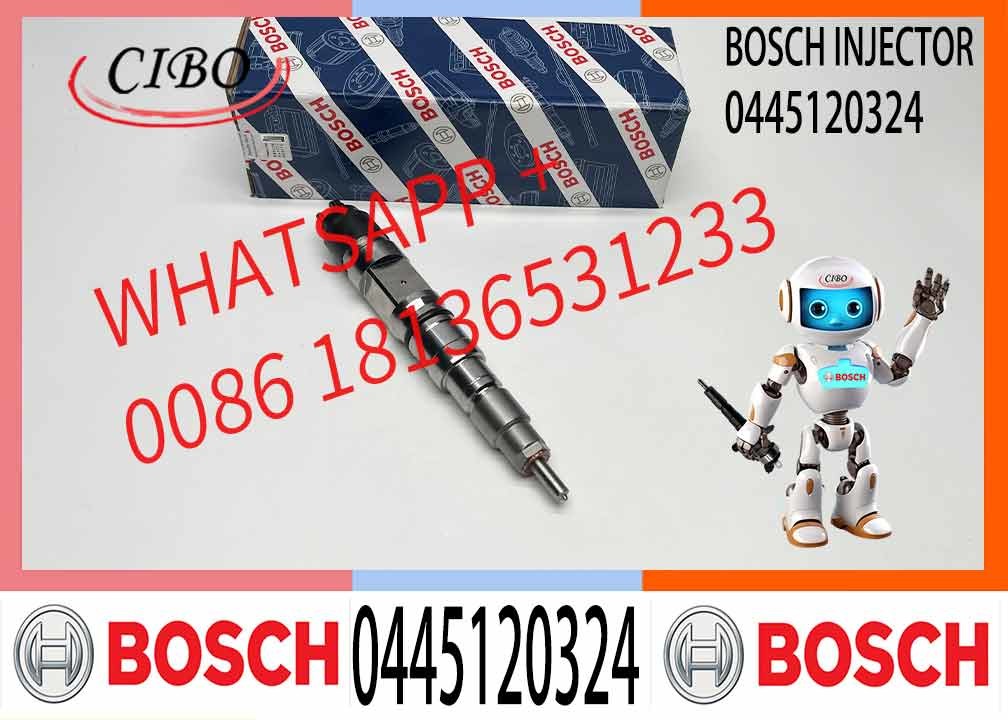 High Quality Diesel Fuel Injector Common Rail Injector Assembly 0445120324