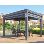 Aluminum Gazebo Electric Louvered Aluminum Patio Pergola Hardtop Gazebo