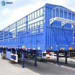 Q345 60 Ton CIMC 3 Axle 12r22.5 Tire Fence Semi Trailer