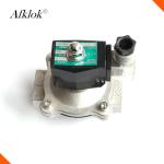 2W-20B 220V AC Stainless Steel Electric Solenoid Valve for Water