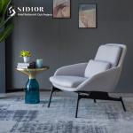 High quality leisure chair, high density foam, leather relaxing chair, living