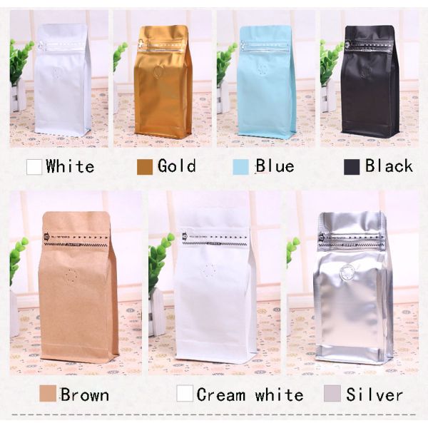 New rose gold black metalized foil pouch plastic k frost candy bag rainbow