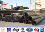 Galvanized ASTM A123 Outdoor Electrical Power Pole Steel Transmission Line Poles