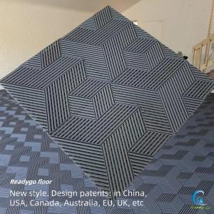 China Grey Puzzle Garage Flooring Chemical Proof Garage Tile Squares factory