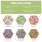 Fast Clumping Tofu Cat Litter Low Dust Dofu Cat Litter Eco Friendly
