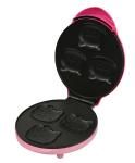 700W Electric Snack Maker Red Color For Baking Hello Kitty Shaped Cake