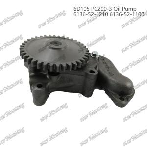 China Oil pump 6D105 PC200-3 6136-52-1210 6136-52-1100 factory