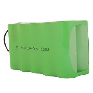 China F Type Nickel Metal Hydride Battery Pack 7000mAh 12V Nimh 5C Rate factory