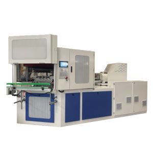 China ZQ80 Synchronized Injection Blowing Machine Self Adhesive Bottle Bagging Machine factory