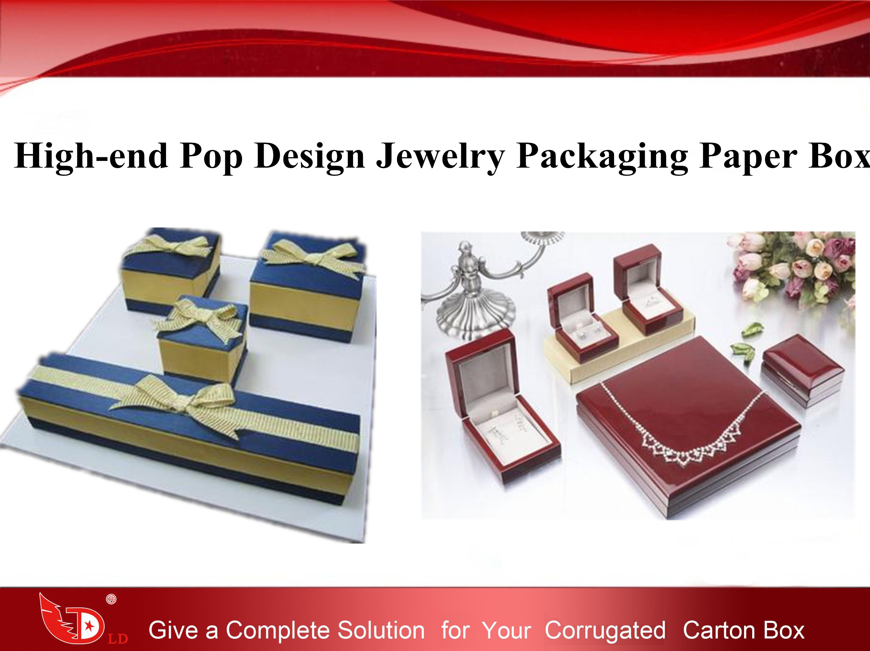 High-end Pop Design Jewelry Packaging Paper Box