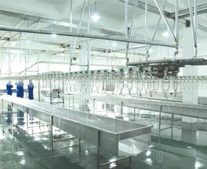 China 7.5KW Poultry Slaughtering Line Automatic HJ-TSSB 2480*1340*1480mm factory