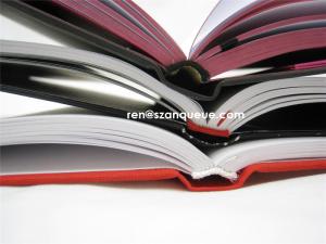 China Custom good quality brandbook emboss logo notebook factory