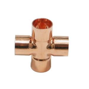 China METAL High Quality Cross Copper Return Copper Welding Pipe Fitting factory