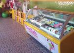 OEM Ice Cream Display Freezer Food Grade Popsicle Cabinet Freezer Commercial