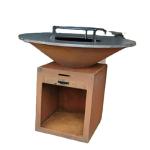Customized Outdoor BBQ Grills In Corten Steel And Stainless Steel Camping Fire