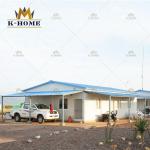 Steel Frame Portable Cabin Accommodation 3 Bedroom Prefab Homes