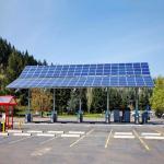 Q345 6063 PV Mounting Systems For Open Ground Carport