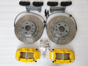 China Honda Accord 4 Pot Brake Kit Yellow 5200 Caliper 330*28mm Disc For 17In Wheel factory