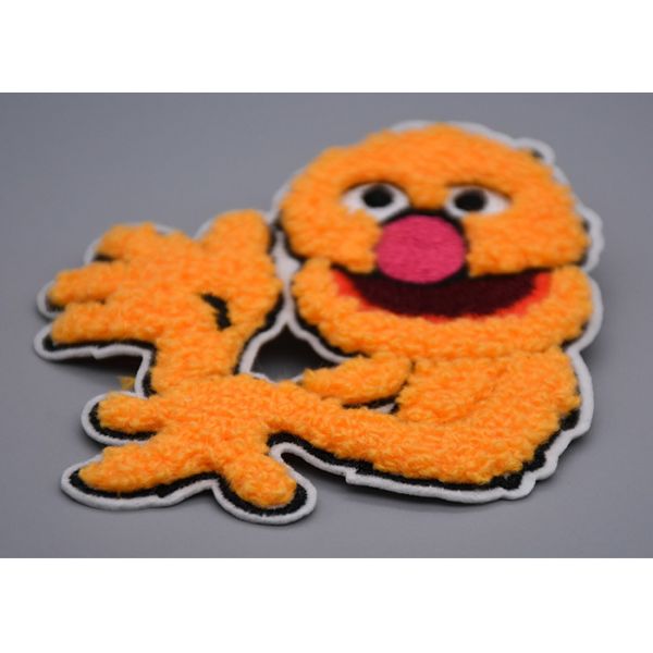 Towel Embroidery Patch Eco Friendly For Clothing Good Washable