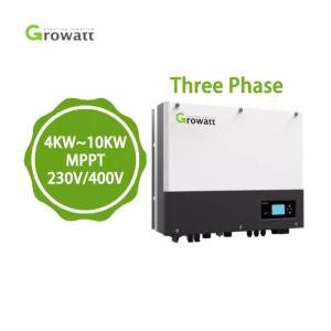 China Growatt Hybrid Inverters Sph7000tl3-bh-up 4kw 5kw 6kw 7kw 8kw 10kw Three Phase Grid Tie Solar Energy Inverter factory