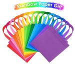 Reusable Party Non-Woven Favor Bags 9.5×9.5 Inch Pinata Goodie Gift Bag Colorful
