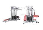 8 Station Multi Gym Equipments / Commercial Grade Multifunction Gym Machine
