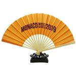 Plastic Custom Hand Fan Printed Folding Bamboo Paper Hand Fan