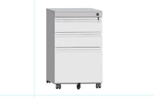 China Office Steel Mobile Pedestal Cabinet , 3 Drawer Rolling File Cabinet factory