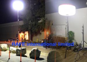 China Column Shape 640W Emergency Lamp LED Inflatable Lighting Tower Balloon factory