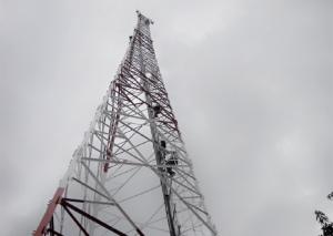 China 3 Legged Lattice Steel Towers Free Standing Height 90m For Antenna Supporting factory