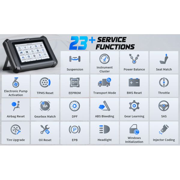 XTOOL X100 PAD S Full System Diagnosis 23+ Service Functions Upgraded Version of X100PAD PLUS
