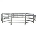 Round Tube Square Tube Oval Tube Cattle Panel Fence Galvanized Cattle Yard