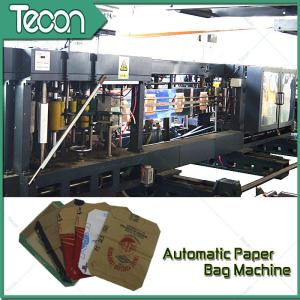 China Flat Bottom Pasting Paper Bag Forming Machine Which Can Pack 50Kg Cement factory