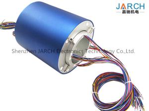 China Continuous rotation Thermocouple Slip Ring for routing hydraulic or pneumatic lines factory