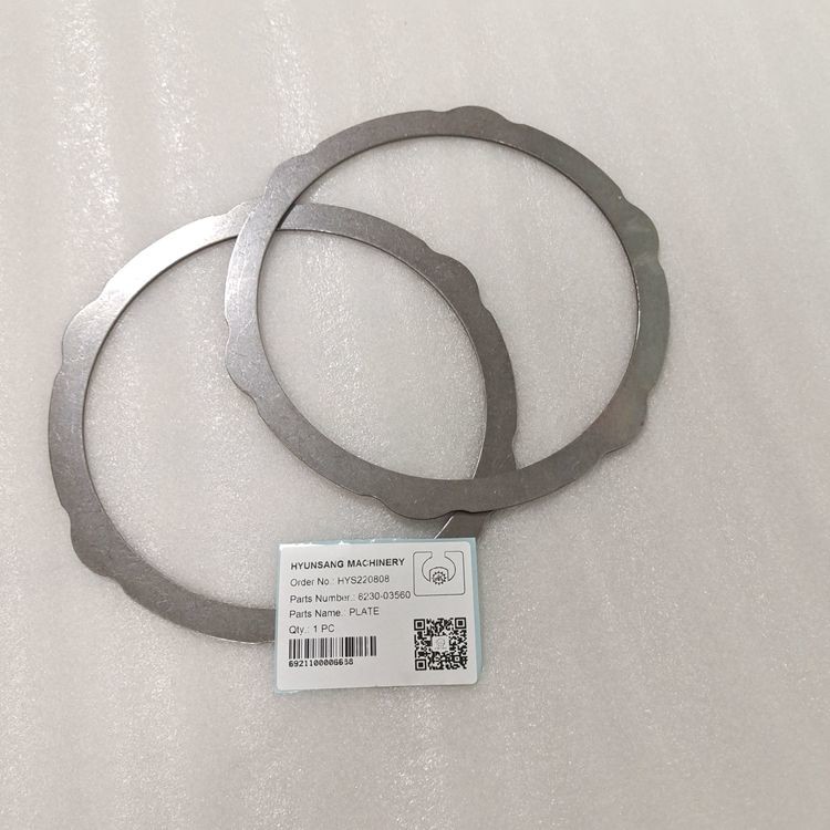 Plate 8230-03560 8230-21670 8230-21670 Excavator Engine Parts For Ec160c Ec160
