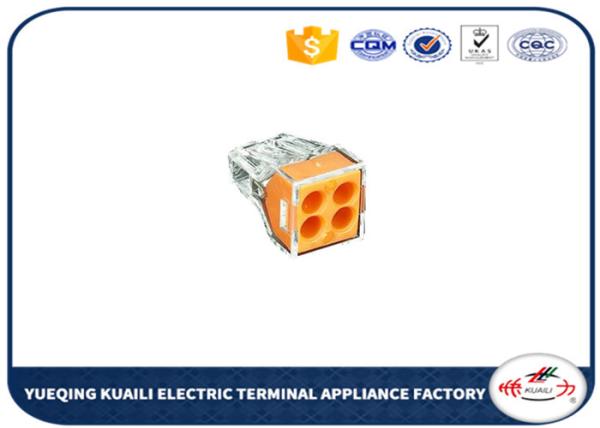 Electric Quick Connect Wire Terminals wago female type 4 Pin terminal block