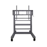 Mobile TV Wall Mount Height Adjustment TV Cart TV Brackets Trolly Stand for 65"