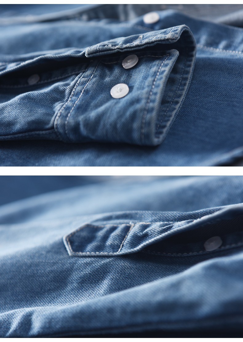 8 Oz 271gsm Denim Blue Cotton Fabric Lightweight Cotton Denim For Summer