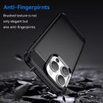 Thin Carbon Fiber Tpu Silicone Cell Phone Cover For Iphone 13 14 Pro Max Smart