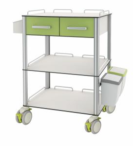 China HPL Board Medical Trolley Cart factory