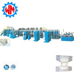 China Full Automatic Adult Diaper Machine 400KW Diaper Manufacturing Equipment factory