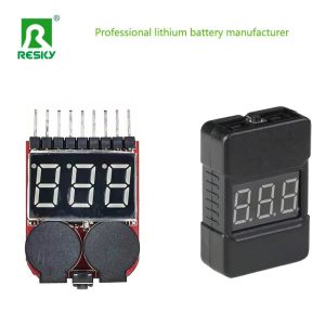 Low Voltage Alarm Buzzer Battery Indicator For 1-8S Lithium Rechargeable Battery