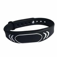 China Silicone RFID Access Control Wristbands Waterproof RFID Bracelet Customized Color factory