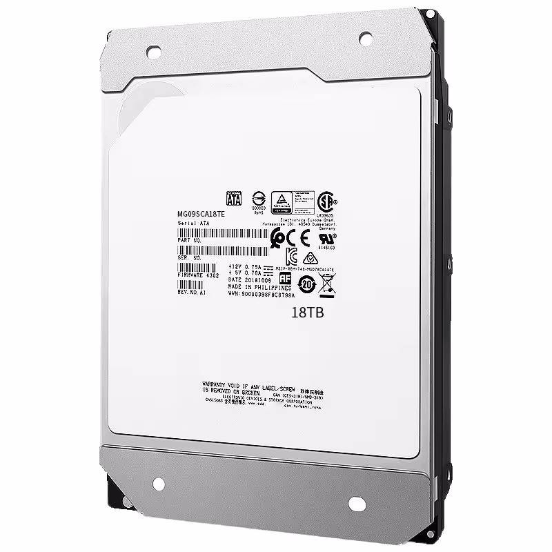 7200 RPM Hard Disk Drive 18TB MG09SCA18TE 7.2K RPM SAS 12Gb/s 512e 3.5in Server Internal HDD 7GB Single Disk Capacity