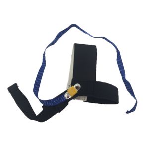 Blue Esd Products Two Layer Rubber Heel Grounder / Strap For Production Line
